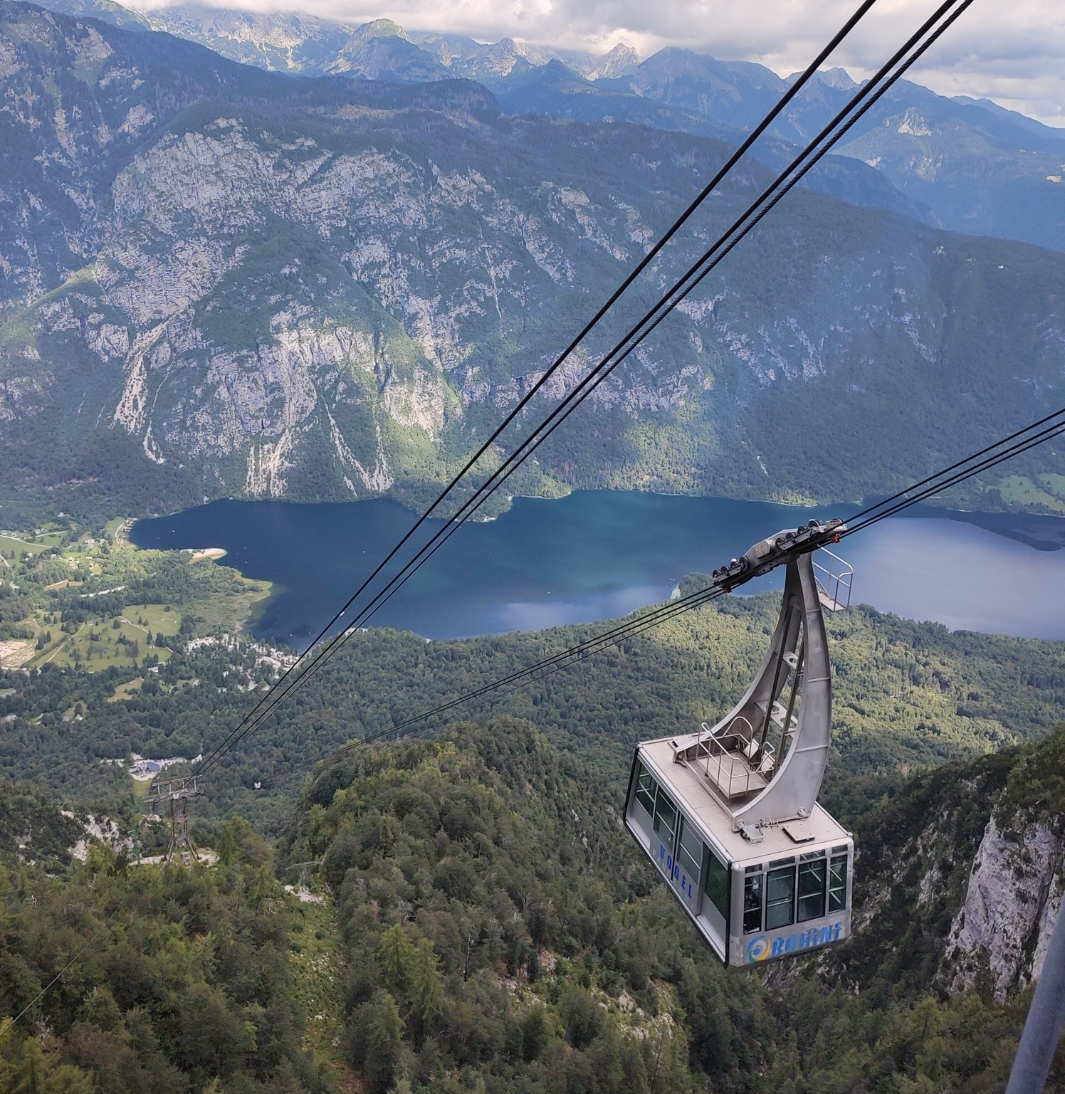 Od Bohinjskeho jezera na Vogelskou planinou