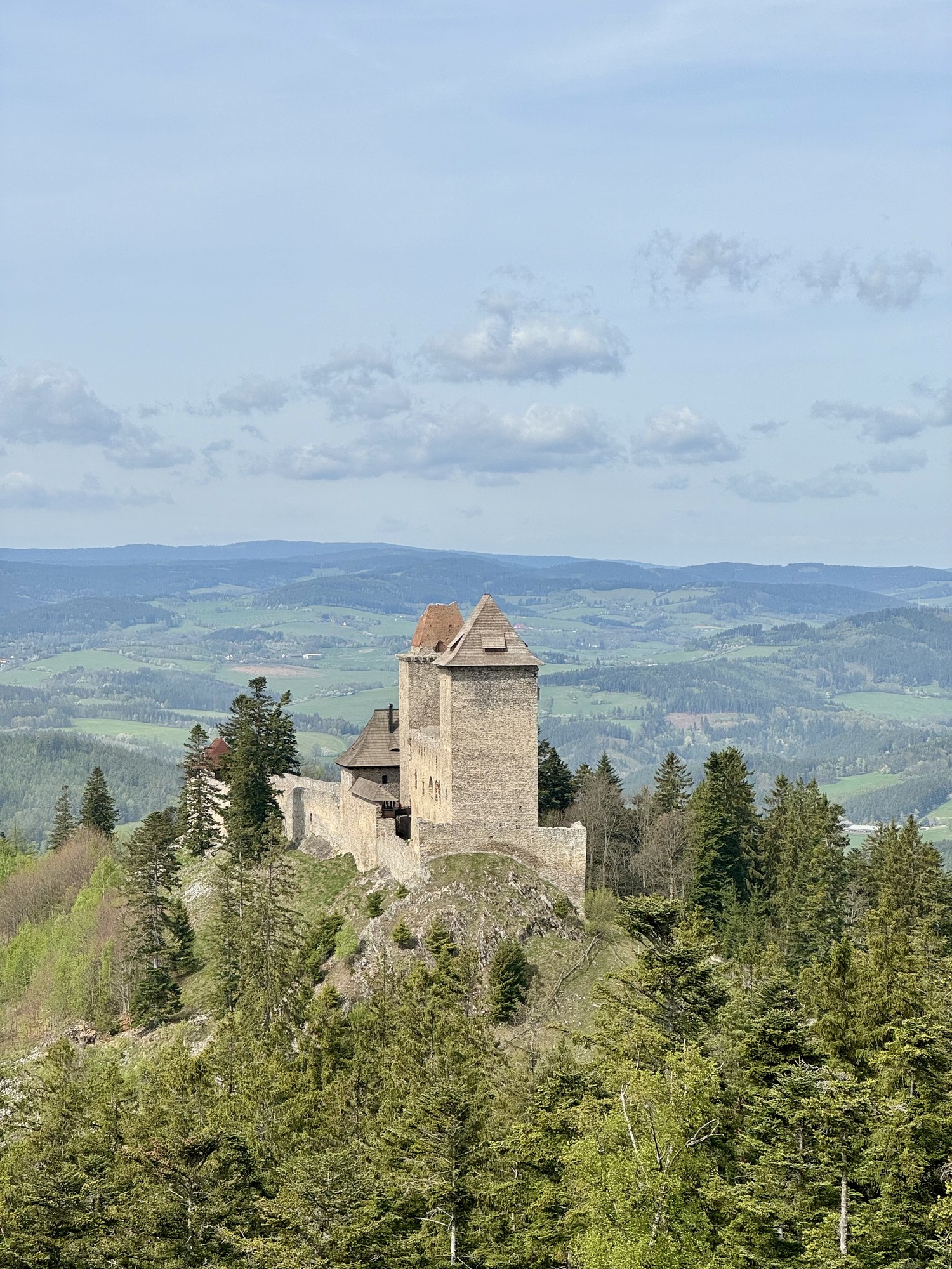 Z Kašperských hor na Kašperk