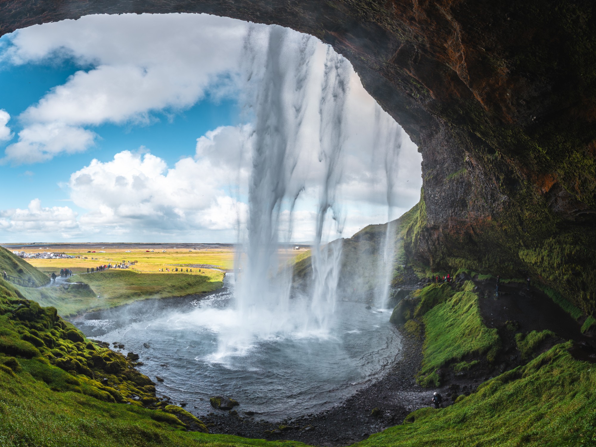 Seljalandsfoss a Gljufrafoss